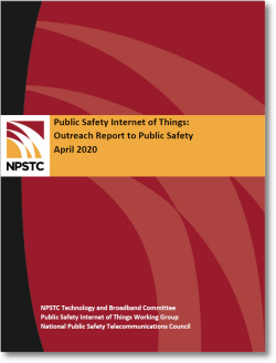 Public Safety Internet of Things Outreach Report Cover